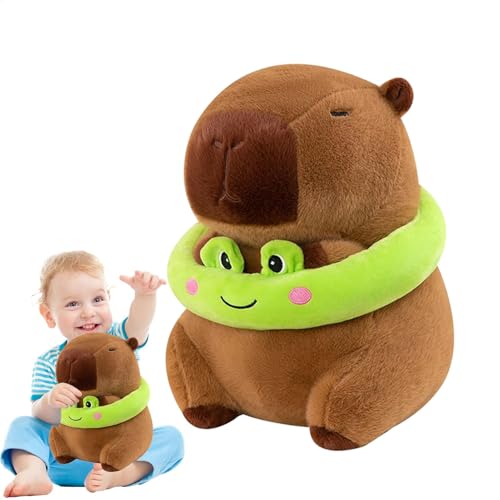 Tyinerc Capybara aus Plüsch, Capybara Plüschtier | Cute Capybara Doll Tier Plüsch | 33 cm / 13 Zoll Sofakissen, weich und entzückend, lustige Heimdekoration für Sofa Tyinerc Capybara aus Plüsch, Capybara Plüschtier | Cute Capybara Doll Tier Plüsch | 33 cm / 13 Zoll Sofakissen, weich und entzückend, lustige Heimdekoration für Sofa von Tyinerc