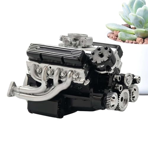 Tyinerc Engine Building Kit - Auto Motor Bausatz Technik Spielzeug,Sammelbare Schreibtischdekoration Realistische STEM Lernspiele von Tyinerc