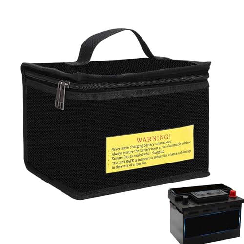 Tyinerc Feuerfeste Batterieaufbewahrung, Organizer für Batteriehalter – Batteriehalter – Zubehör für Ladegeräte, elektrische Ausrüstung von Schutztaschen, Organizer mit großer Kapazität für von Tyinerc