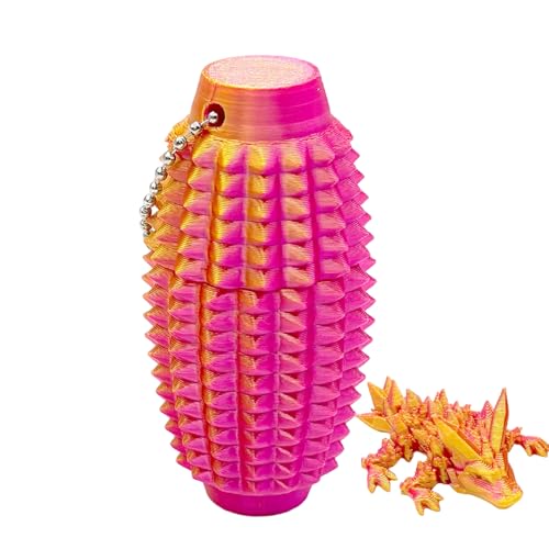 Tyinerc Fidget Spielzeug,Stressabbau Schlüsselanhänger Charm - 3D Gedruckter Fidget Charm Für Erwachsene Schreibtisch Tasche Zuhause Geburtstag Deko von Tyinerc