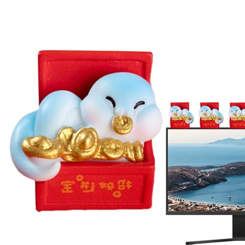 Tyinerc Figuren aus Kunstharz, Schlange, Miniatur – Miniatur-Figur von Tieren, Modell chinesisches Cartoon-Tier, Regal-Schlangendekor für Zuhause, Halle, von Tyinerc