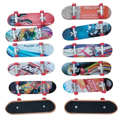 Tyinerc Fingerbretter für Skateboards, Fingerspielzeug, Skateboards, Geschenk für Skate-Liebhaber, Finger Skater, Favoriten, zufälliger Stil Tyinerc Fingerbretter für Skateboards, Fingerspielzeug, Skateboards, Geschenk für Skate-Liebhaber, Finger Skater, Favoriten, zufälliger Stil von Tyinerc