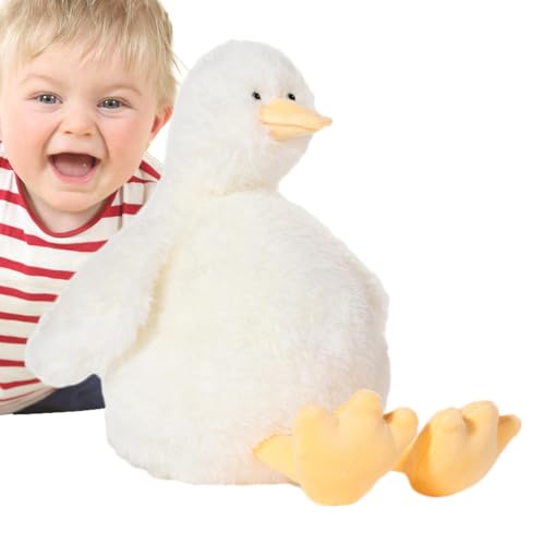 Tyinerc Gefüllte Ente, Plüschente | Entenspielzeug aus weichem Plüsch | Bequemes Plüschkissen für Schlafzimmer-Dekoration, aus weichem und süßem Plüsch Tyinerc Gefüllte Ente, Plüschente | Entenspielzeug aus weichem Plüsch | Bequemes Plüschkissen für Schlafzimmer-Dekoration, aus weichem und süßem Plüsch von Tyinerc