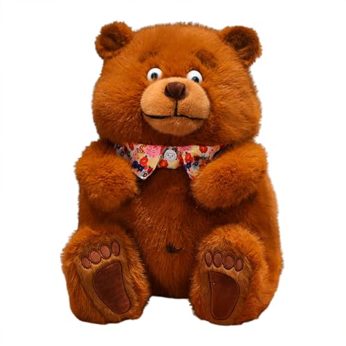 Tyinerc Gefüllter Bär, Bärplüschspielzeug - Tierplüschgefüllte Kissen - Sammler -Cartoon Schlafpuppe für Kinder, Huggable Companion für Heimwagen Wohnzimmer Schlafzimmer Tyinerc Gefüllter Bär, Bärplüschspielzeug - Tierplüschgefüllte Kissen - Sammler -Cartoon Schlafpuppe für Kinder, Huggable Companion für Heimwagen Wohnzimmer Schlafzimmer von Tyinerc