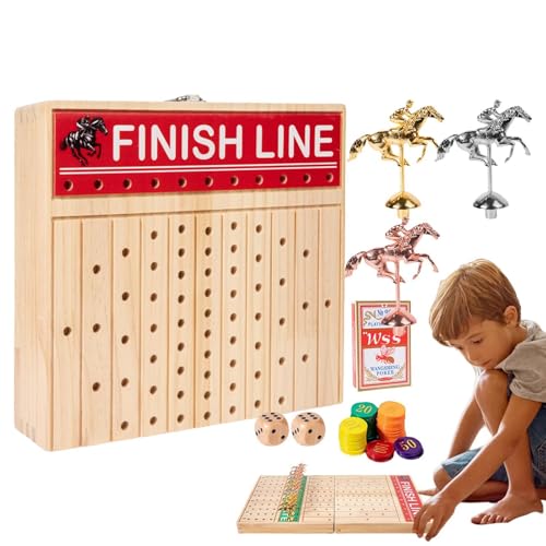 Tyinerc Gesellschaftsspiel Pferderennen, Gesellschaftsspiel für Pferderennen – Weihnachtsspiele in der Familie | Gesellschaftsspiel aus Holz für Pferderennen, Herausforderungsspielzeug, Familie Tyinerc Gesellschaftsspiel Pferderennen, Gesellschaftsspiel für Pferderennen – Weihnachtsspiele in der Familie | Gesellschaftsspiel aus Holz für Pferderennen, Herausforderungsspielzeug, Familie von Tyinerc