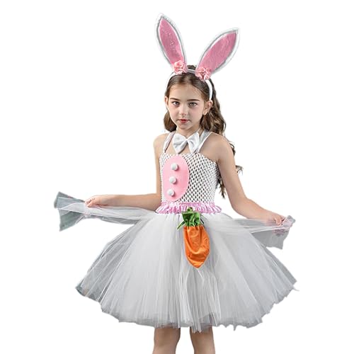 Tyinerc Hasenkostüm für Hasenkostüm, Zubehör für Kaninchen, Tutu mit Karottentasche – Urlaubs-Kleidungszubehör, Hasen-Tutu für Ostern, Halloween Tyinerc Hasenkostüm für Hasenkostüm, Zubehör für Kaninchen, Tutu mit Karottentasche – Urlaubs-Kleidungszubehör, Hasen-Tutu für Ostern, Halloween von Tyinerc