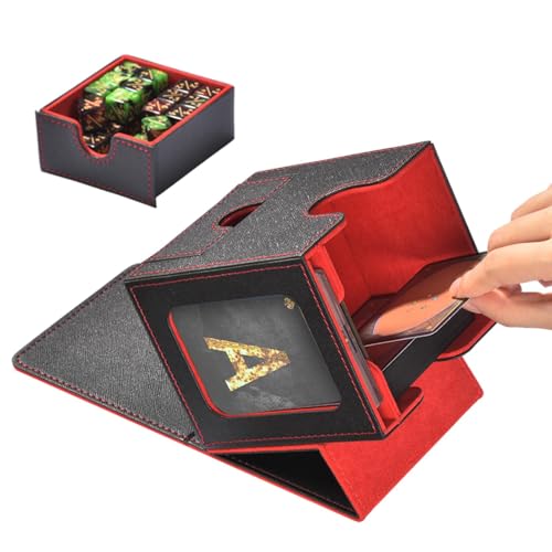 Tyinerc Kartenspiel-Box, Sammelkarten-Box, Präsentationsbox mit Trennwänden und Karten-Organizer, vielseitige Aufbewahrungsbox, Aufbewahrung von Karten Tyinerc Kartenspiel-Box, Sammelkarten-Box, Präsentationsbox mit Trennwänden und Karten-Organizer, vielseitige Aufbewahrungsbox, Aufbewahrung von Karten von Tyinerc