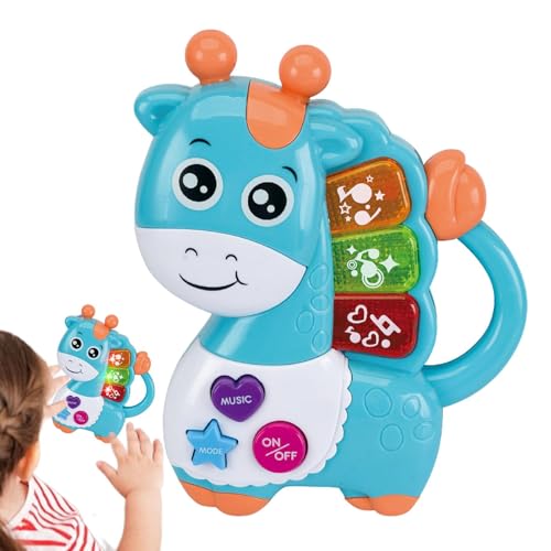Tyinerc Klaviertastatur für Kinder, Musiktastatur für – Giraffe, niedliches Musikspielzeug für Kleinkinder mit Licht – Musikspielzeug Tiere für Kinder, Lerninstrumente für Kleinkinder Tyinerc Klaviertastatur für Kinder, Musiktastatur für – Giraffe, niedliches Musikspielzeug für Kleinkinder mit Licht – Musikspielzeug Tiere für Kinder, Lerninstrumente für Kleinkinder von Tyinerc