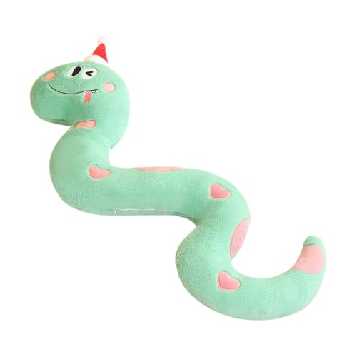 Tyinerc Plüschspielzeug Schlange, Schlange aus Plüsch | Plüschtiere Spoof Stuff Schlangenspielzeug mit Weihnachtshut, Snake Hugger Spielzeug für Halloween, Weihnachten, Valentinstag Tyinerc Plüschspielzeug Schlange, Schlange aus Plüsch | Plüschtiere Spoof Stuff Schlangenspielzeug mit Weihnachtshut, Snake Hugger Spielzeug für Halloween, Weihnachten, Valentinstag von Tyinerc