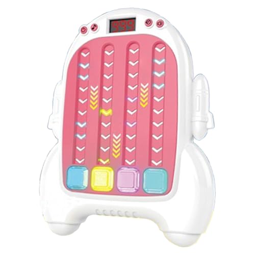 Tyinerc Rhythmus-Spielmaschine, interaktive Rhythmus-Spielmaschine – tragbares Rhythmus-Schub | Musik-Herausforderungsspielzeug für Kinder ab 3 Jahren, Rhythmusknopfspiel, Maschine von Tyinerc