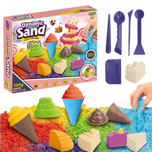 Tyinerc Sandspielen für die Erde, Sandspiele für sensorischen Tisch | Lernspiel für sensorisches Spielzeug | Sand für Werkzeuge und Formen, sensorisches Lernspielzeug, Set von Tyinerc