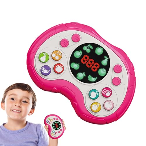 Tyinerc Schnelles Schieben, Spielekonsole, Puzzle mit Schnellverschluss, Light Up Musik, Fast Push Game Fruit Matching – sensorische Lernaktivitäten, Puzzlespiel, Sensorische Konsole für von Tyinerc
