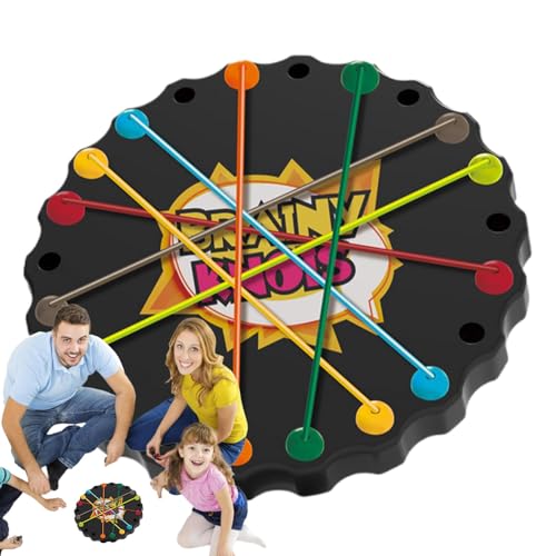 Tyinerc -Spiel, Sortierspiel für Seilknoten – bunte Seilknoten entwirren das Puzzlespiel zur Stapelsortierung – feinmotorisches Schnürspielzeug von Tyinerc
