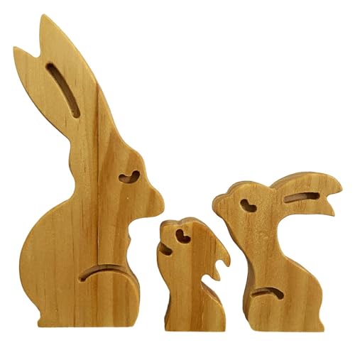 Tyinerc Tierfamilienfiguren aus Holz, Tierpuzzle aus Holz für die Familie | Mitglieder-Puzzle der Tierfamilie – dekoratives Kunstpuzzle in Tierfamilie für Freunde, Tyinerc Tierfamilienfiguren aus Holz, Tierpuzzle aus Holz für die Familie | Mitglieder-Puzzle der Tierfamilie – dekoratives Kunstpuzzle in Tierfamilie für Freunde, von Tyinerc