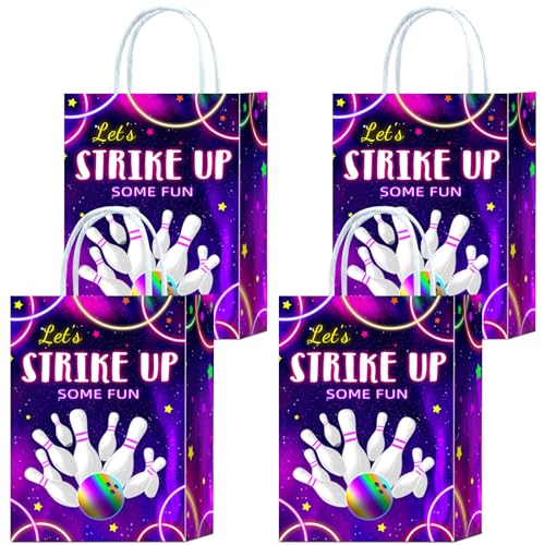 Tyndallrays Rote Bowling-Geschenktüten für Geburtstagspartys, Geschenk-Snacks, Leckereien, Süßigkeiten, Gastgeschenke mit Griffen für Kinder und Erwachsene, Themenparty-Dekorationen, 16 Stück Tyndallrays Rote Bowling-Geschenktüten für Geburtstagspartys, Geschenk-Snacks, Leckereien, Süßigkeiten, Gastgeschenke mit Griffen für Kinder und Erwachsene, Themenparty-Dekorationen, 16 Stück von Tyndallrays