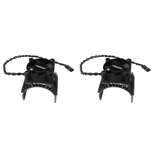 Tynmoel 2X MotorküHlköRperabdeckung LüFter für 144001 124019 124018 124016 104001 RC Car 540 550 3650 MotorküHlköRper,1 von Tynmoel