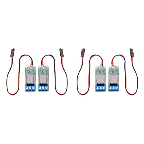 Tynmoel 4 STÜCKE RC PWM Elektronische Relaisschalter für RC Flugzeug DIY Modell Navigationslichter Controller Universal K1 Schalter von Tynmoel