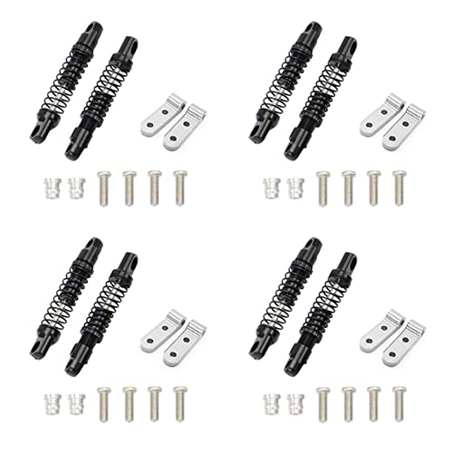 Tynmoel 4Satz Für D12 RC Auto Metall Stoßdämpfer Hinten Stoß Dämpfer mit Halterung Sitz Upgrades Teile Zubehör, 4 Tynmoel 4Satz Für D12 RC Auto Metall Stoßdämpfer Hinten Stoß Dämpfer mit Halterung Sitz Upgrades Teile Zubehör, 4 von Tynmoel
