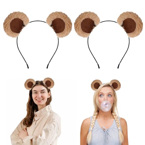 Tyqour 2 Stück Haarreifen Ostern Bärenohren Haarreif Bär Ohren Stirnband Cartoon Haarband Niedliche Party Kopfbedeckung Bequeme Haarreifen Zubehör für Erwachsene Dekoration Cosplay Party Tyqour 2 Stück Haarreifen Ostern Bärenohren Haarreif Bär Ohren Stirnband Cartoon Haarband Niedliche Party Kopfbedeckung Bequeme Haarreifen Zubehör für Erwachsene Dekoration Cosplay Party von Tyqour