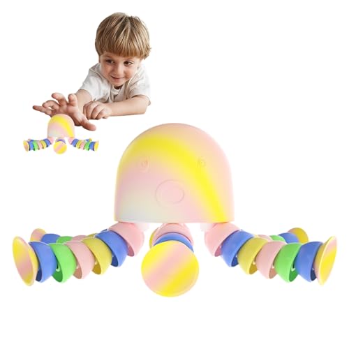 Oktopus Stressball | Lustiges Stressabbau-Spielzeug für Erwachsene mit LED-Licht,Buntes sensorisches Spielzeug, inspirierendes Fidget-Spielzeug zum Stressabbau, für Erwachsene Tytlyworth von Tytlyworth