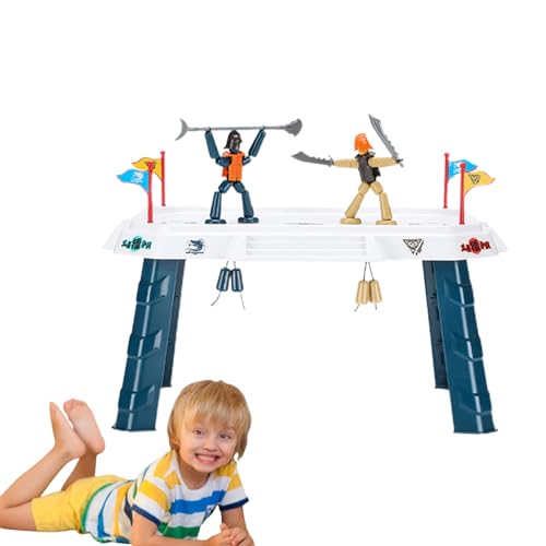 Tytlyworth Battle Brettspiel Spielzeug - 2-Spieler-Kampfspiel,Lustiges interaktives Puppenspiel mit Schnurpuppen, Eltern-Kind-Spielzeug für draußen von Tytlyworth