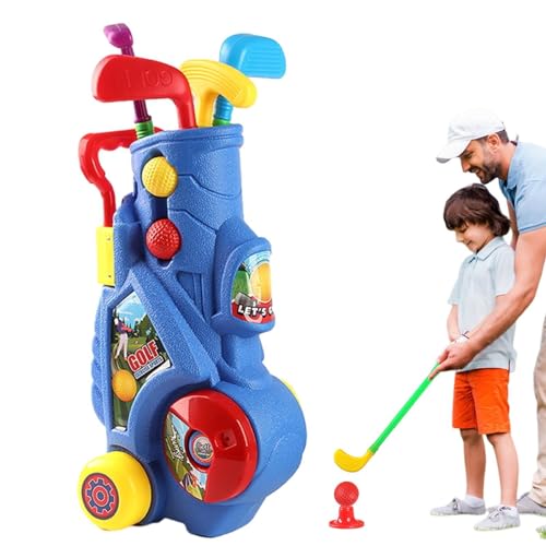 Tytlyworth Kindergolfset - Kleinkind-Spiel-Golfspielzeug-Set - Outdoor Garden Golf Koffer Spiel Sport Spielzeug Geschenke für 3+ Jahre alte Jungen Mädchen Kinder von Tytlyworth