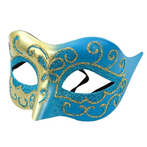 3 Beleuchtungsmodi golden grün, für Party, Frauen, Maskerade, Kostüm, Partyzubehör, kleine Schönheit, Augen bemalt, Goldstaub, halbes Gesicht, hochwertige Abschlussball-Party-Dekoration (A, One Size) 3 Beleuchtungsmodi golden grün, für Party, Frauen, Maskerade, Kostüm, Partyzubehör, kleine Schönheit, Augen bemalt, Goldstaub, halbes Gesicht, hochwertige Abschlussball-Party-Dekoration (A, One Size) von Tyuffghet