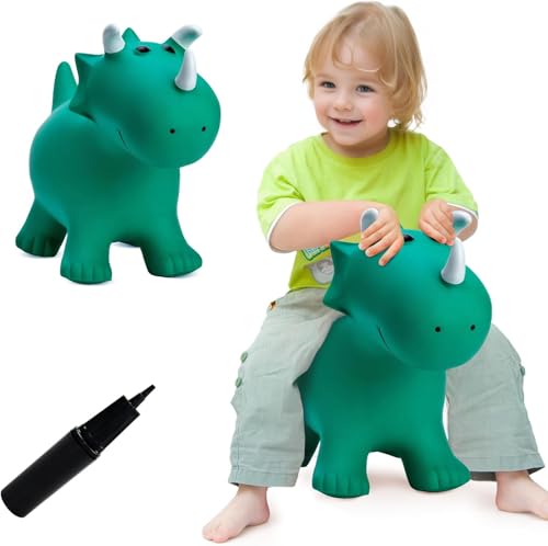 U&C Planet Hüpftier Dinosaurier Hopper Dino Hopper Animal Ride-On für Kinder 1-6, Hochwertiges PVC, trägt bis zu 100KG, Indoor & Outdoor Spaß, Geburtstage & Feiertage U&C Planet Hüpftier Dinosaurier Hopper Dino Hopper Animal Ride-On für Kinder 1-6, Hochwertiges PVC, trägt bis zu 100KG, Indoor & Outdoor Spaß, Geburtstage & Feiertage von U&C Planet