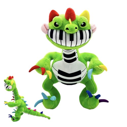 UANACIA Pianosaurus Plush, Nightmare Critters Plush, Klavier-Dinosaurier Plüsch, Weiches Stofftier, Horrorspiel-Plüschtier, Niedliche und Interessante Plüschpuppe, Für Kinder & Erwachsene von UANACIA
