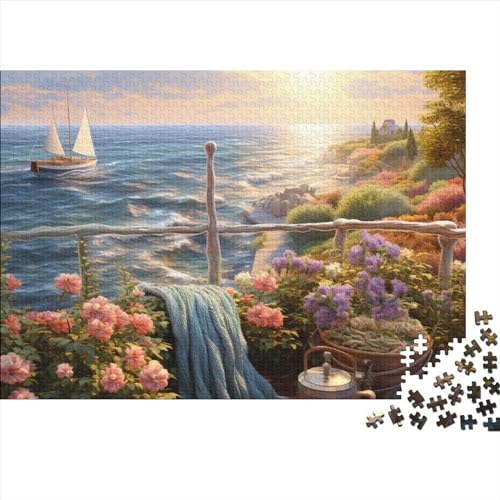 Küstenstadt Herausforderndes Wooden Puzzle Mit 1000 Teilen Sea Herausforderung Meets Lernen Perfekt Für Heimdekoration 1000pcs (75x50cm) von UAPZISKCL