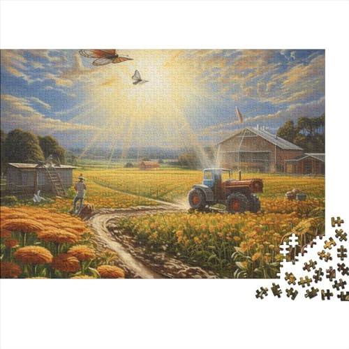 Ranch Puzzle Erwachsene 1000 Teile Farm Natürliches Puzzle Und Landschaften Effektiver Spaß Für Erwachsene Und Teenager Geschenkidee Für Sie Oder Ihn 1000 Stück (75 x 50 cm) von UAPZISKCL