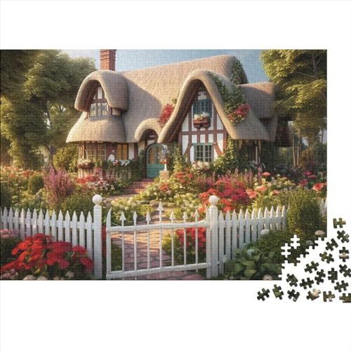 Rustikale Hütte Herausforderung Für Groß Und Klein Garden 1000-teilige Puzzle Puzzles Wohnkultur Kunsthandwerk EIN Geburtstagsgeschenk 1000pcs (75x50cm) von UAPZISKCL