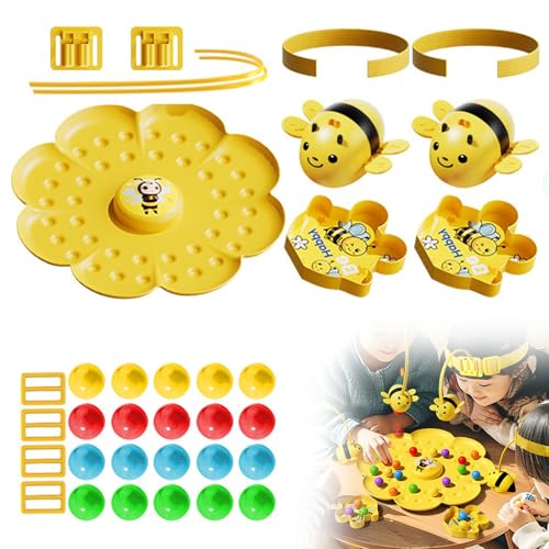 Bee Honey Collecting Magnetic Toy, Multiplayer Fishing Magnetic Desktop Game Toy (2-Player) von UATARU