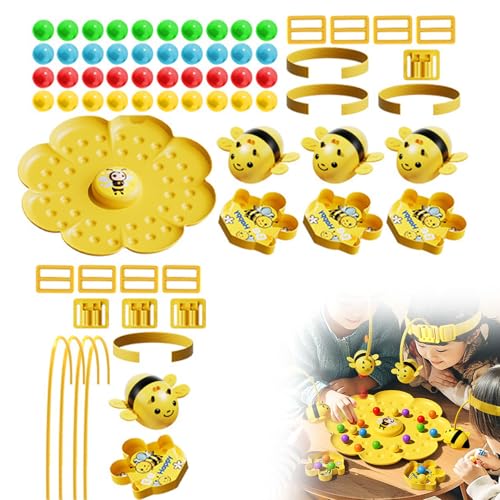 Bee Honey Collecting Magnetic Toy, Multiplayer Fishing Magnetic Desktop Game Toy (4-Player) von UATARU