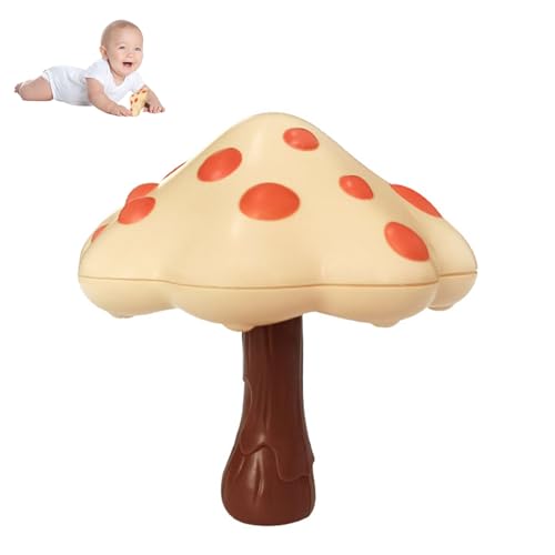 Floating Mushroom Bath Toy, Gyroscope Sprinkler, Bathtub Interactive Water Spray Shower Toy for Babies Kids (Yellow) von UATARU