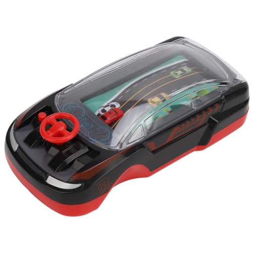 Handheld Racing Game, Driving Simulator for Kids, Simulation Steering Car Racing Adventure Toy with Steering Wheel (Black) von UATARU