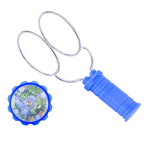 Retro Magic Gyro Wheel, Hand-cranked Inertial Spinning Top Magnetic Toy, Rail Twirler Flashing Wheel Fidget Toy, Stress Relief Sensory Toy for Kids, Random Color Retro Magic Gyro Wheel, Hand-cranked Inertial Spinning Top Magnetic Toy, Rail Twirler Flashing Wheel Fidget Toy, Stress Relief Sensory Toy for Kids, Random Color von UATARU