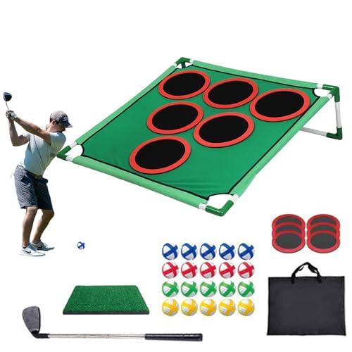 UATARU Golfing Game Play Set, Golf Chipping Practice Game with 20 Balls, Indoor Outdoor Golf Chipping Practice Training Tool UATARU Golfing Game Play Set, Golf Chipping Practice Game with 20 Balls, Indoor Outdoor Golf Chipping Practice Training Tool von UATARU