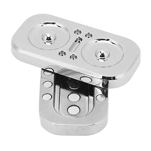 Fidget Slider Spielzeug, Owl Fidget Slider Angst Lindernde Sensorische für ADD (Silber) von UBEF