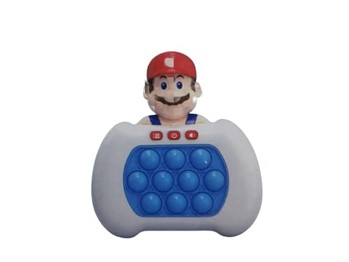 Pop It Elektronisches Spielzeug, Quick Push Pop It, elektronisch, 4 Modi, mit Sound und Licht, sensorisches und magisches Spielzeug (S-Mario) von UBIK