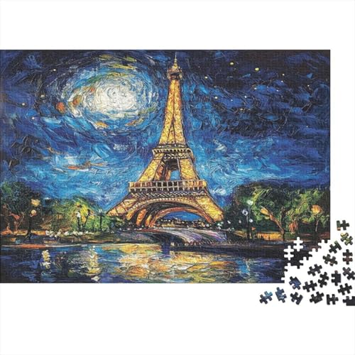 Eiffelturm Puzzlespiel 1000 Teile Puzzle Für Erwachsene Und Kinder Ab 14 Jahren, Puzzle Erwachsenen Puzzlespi Puzzel 1000pcs (75x50cm) von UBZKJDEUI