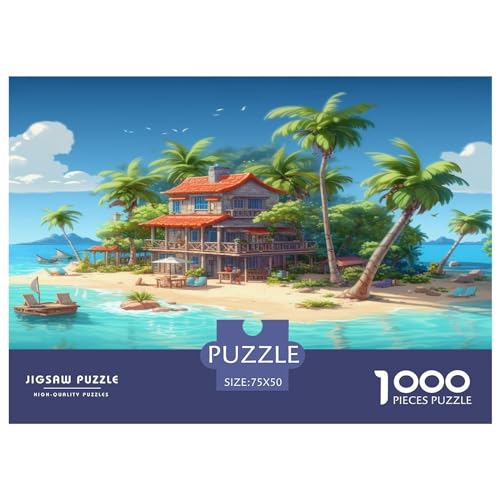 Holiday Bay Puzzle 1000 Teile Erwachsener Kniffel Spaß Für Die Ganze Familie - Abwechslungsreiche 1000 Puzzleteilige Motive Puzzlespiel Erwachsene, Puzzel 1000pcs (75x50cm) von UBZKJDEUI