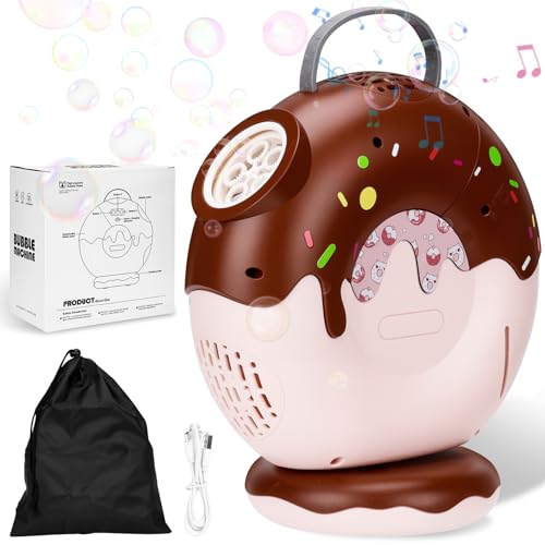 UCAMP Seifenblasenmaschine Kinder,Seifenblasen Blasenmaschine,Elektrisches Blasenspielzeug,Bubble Machine Automatischer 90°/360°Drehbar für Outdoor,Hochzeit,Geburtstag Party,Geschenke für Kinder von UCAMP
