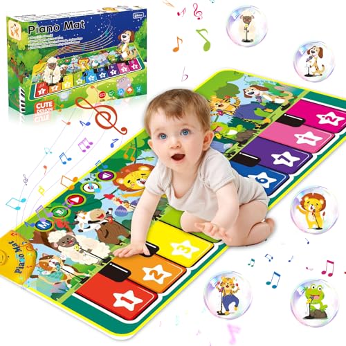 UCAMP Klaviermatte für Kinder,musikmatte Kinder ab 1 Jahr,Große Musikmatte mit 10Tiere,kinderspielzeug ab 1 Jahr,Baby Spielzeug,Weihnachts Geburtstag Geschenke(110cm*43cm) UCAMP Klaviermatte für Kinder,musikmatte Kinder ab 1 Jahr,Große Musikmatte mit 10Tiere,kinderspielzeug ab 1 Jahr,Baby Spielzeug,Weihnachts Geburtstag Geschenke(110cm*43cm) von UCAMP