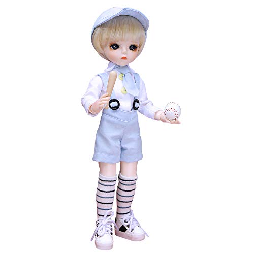 UCanaan BJD Puppe,1/6 SD Puppen 12 Inch 19 Ball Gelenkpuppe DIY Spielzeuge mit Full Set Kleidung Schuhe Perücke Kosmetik, Mädchen-Nanxuan von UCanaan