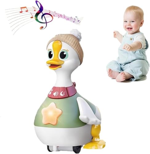 Tummy Time Duck-Familienspielzeug, laufende Ente mit Baby-Enten, 3er-Pack schwingende Enten-Bauchzeit, Babyspielzeug 6–12 Monate, mehrere Modi, leuchtendes und kriechendes Enten-Bauchzeitspielzeug(Duc Tummy Time Duck-Familienspielzeug, laufende Ente mit Baby-Enten, 3er-Pack schwingende Enten-Bauchzeit, Babyspielzeug 6–12 Monate, mehrere Modi, leuchtendes und kriechendes Enten-Bauchzeitspielzeug(Duc von UDNDASBE