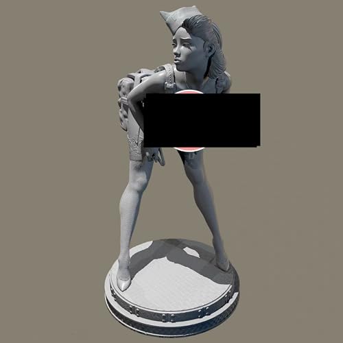 UDNDASBE 1/24 Sci-Fi Agentin Soldatin Resin Modell bausatz Unbemalt und unmontiert Soldat Resin Modellbausatz //I9x4J2 von UDNDASBE