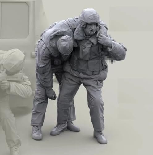 UDNDASBE 1/35 European Commando Soldier Resin Soldier Model Kit unbemaltes und unmontiertes Resinmodell (2 Personen)//k9S7z1 von UDNDASBE