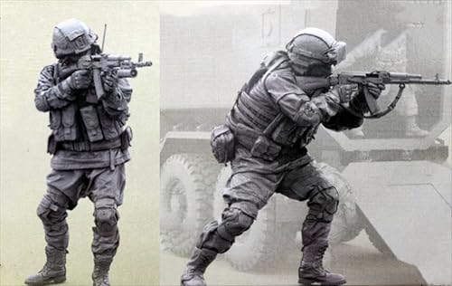 UDNDASBE 1/35 European Commando Soldier Resin Soldier Model Kit unbemaltes und unmontiertes Resinmodell (2 Personen)//k9S7z26 von UDNDASBE