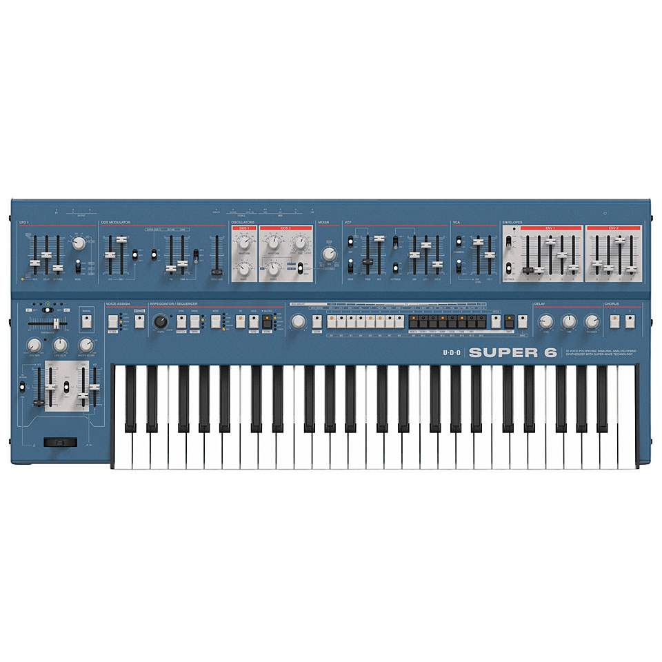 UDO Audio Super 6 Blue Synthesizer von UDO Audio